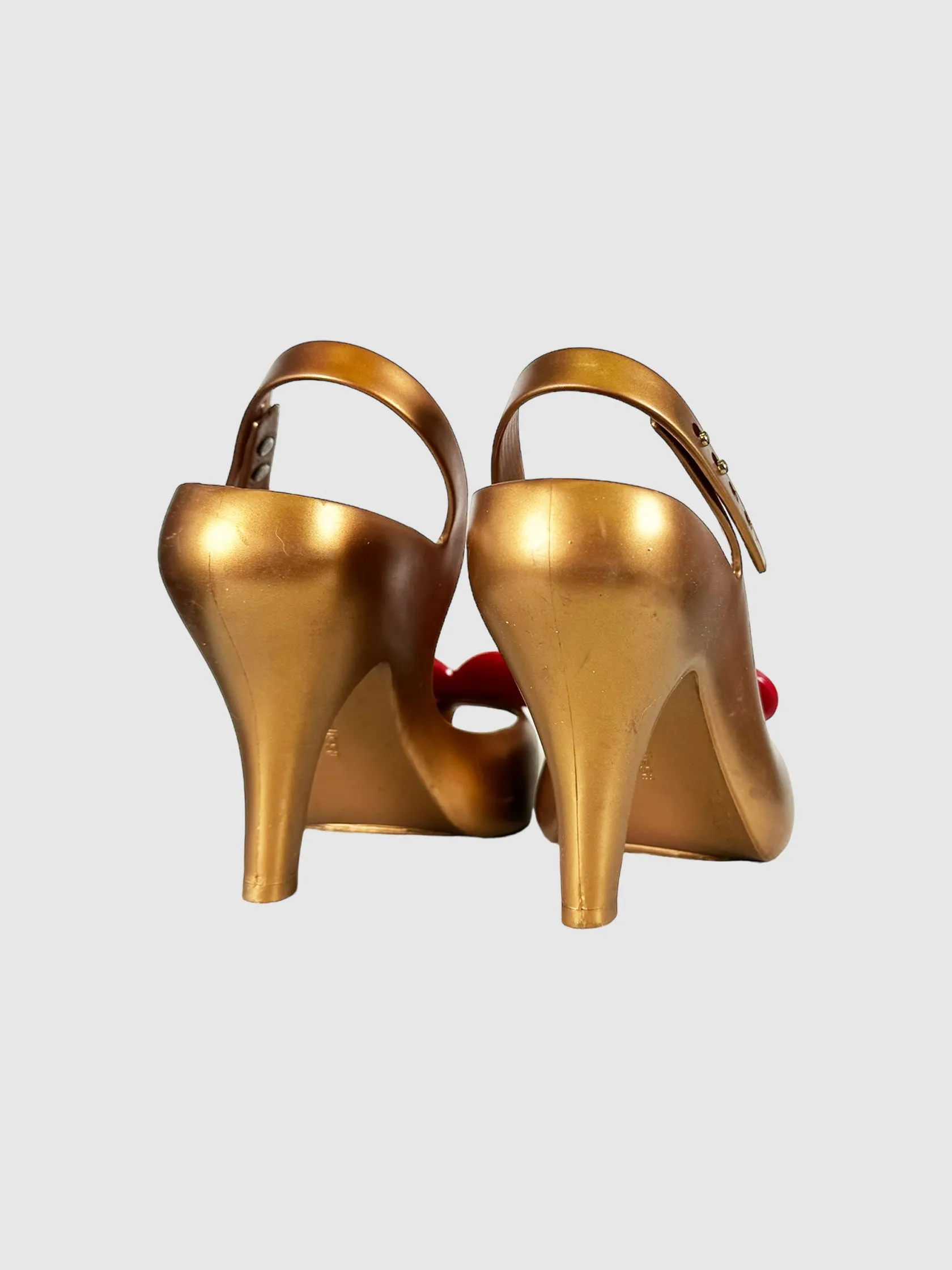 Anglomania Rubber Slingback Pumps - Size 7