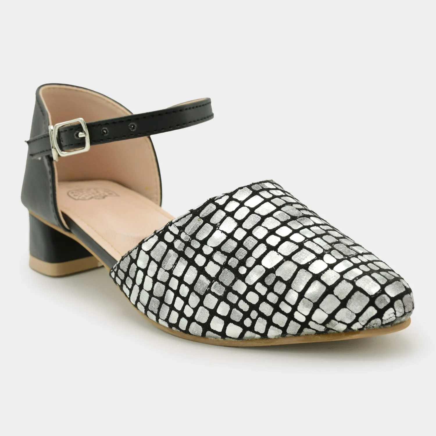 Girls Pumps Heels 456-46-BLACK
