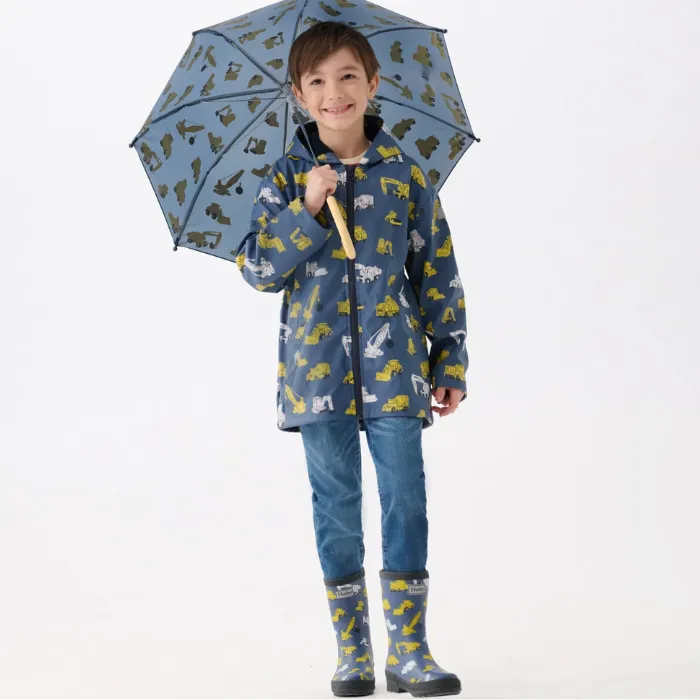 Hatley Kids - Boys Under Construction Matte Rain Boots