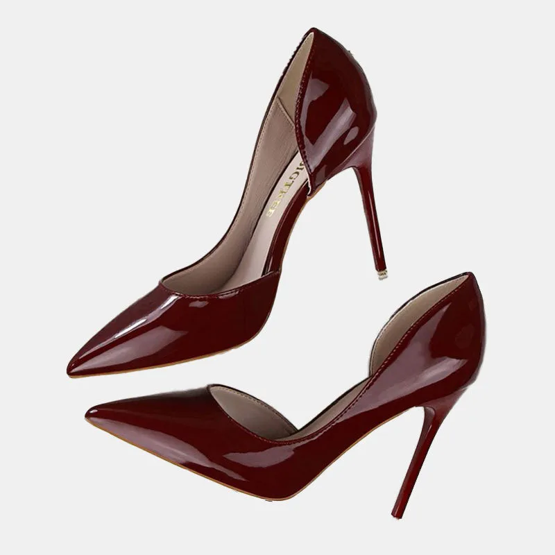 Rose Solid Pumps