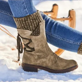 SnugBoots | Comfortable Warm Ankle Boots for Winter - Soft Insulated Footwear for Cold Weather