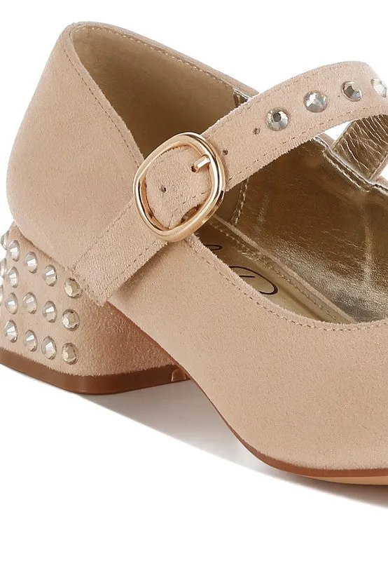 Studded Mary Jane Pumps