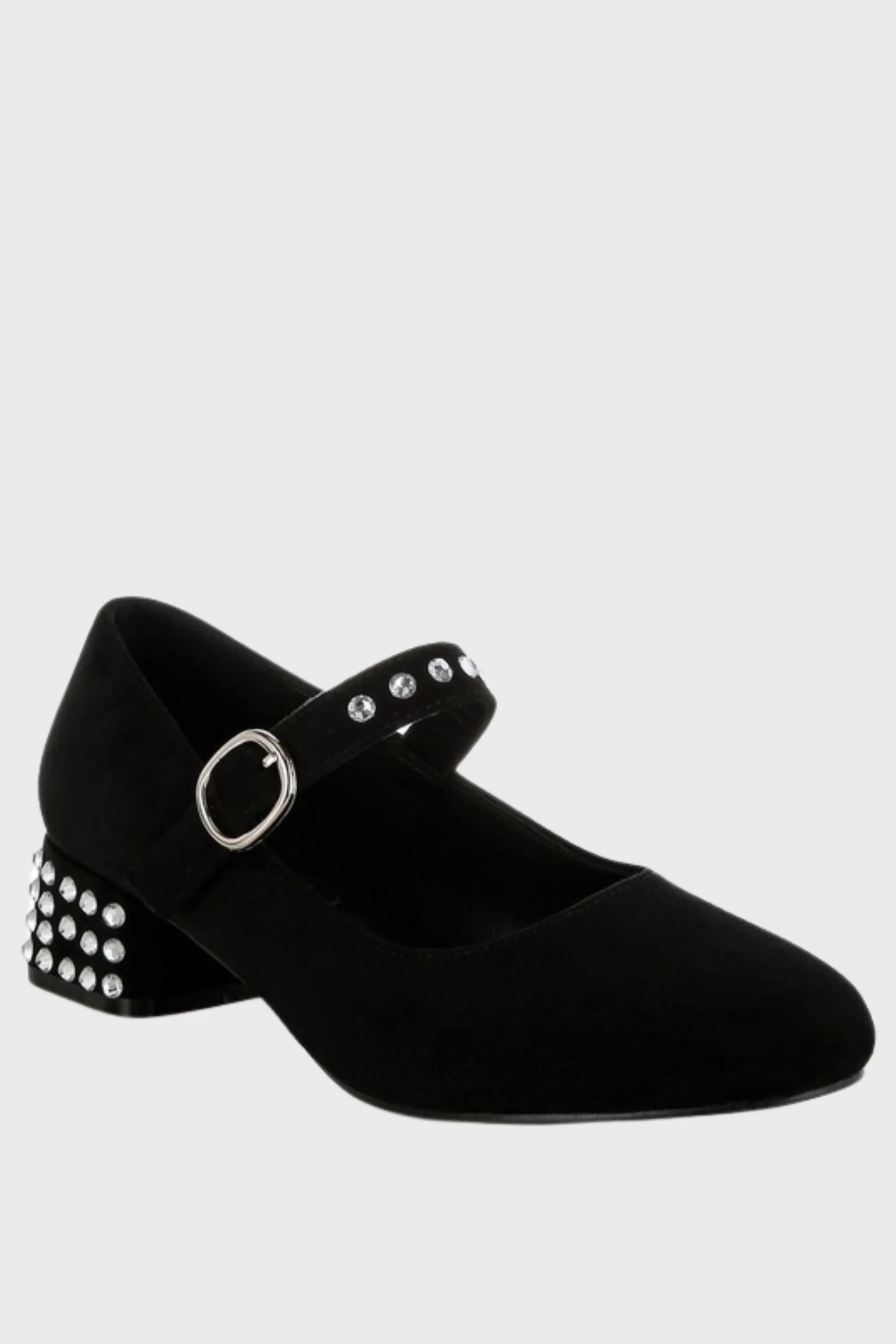 Studded Mary Jane Pumps